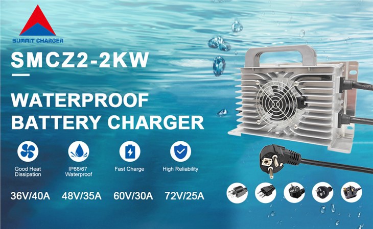 36V 48V 60V 72V 2KW On Board Battery Charger